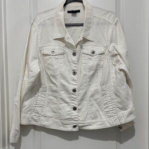 Baccini Off-White Denim Jacket - 22/24w